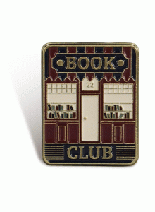 PBADPP12 Pin Badge - Pulteney Press, Book Club